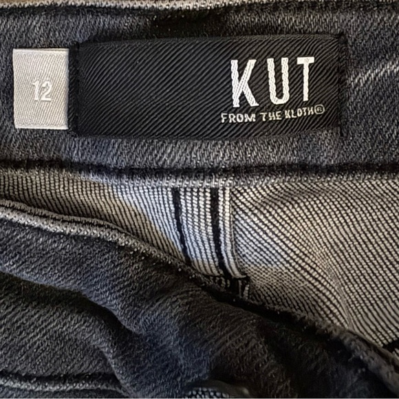 Kut from the Kloth High Rise Connie Fab Ankle Skinny Jeans Size 12 - Picture 5 of 6